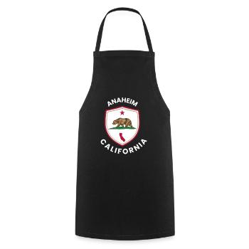 Anaheim California Bear Flag - Cooking Apron - black - Front - AI Model Male 185 dark (185cm)