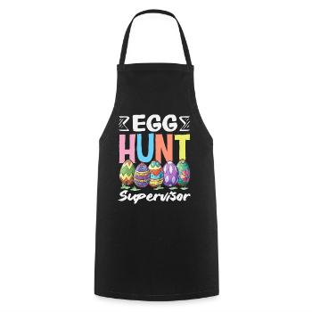 Frohe Ostern Süßer Osterhase Eiersuche Ostereier - Kochschürze - Schwarz - Vorne - AI Model Male 185 dark (185cm)