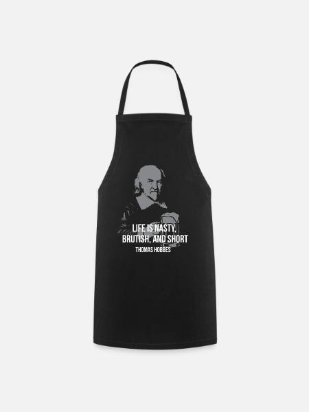 Thomas Hobbes - Kochschürze - Schwarz