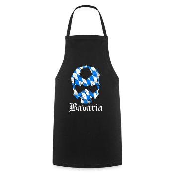 Bayern skull gift football home proud - Cooking Apron - black - Front - AI Model Male 185 dark (185cm)