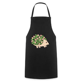 hérisson - Tablier de cuisine - noir - Devant - AI Model Male 185 dark (185cm)