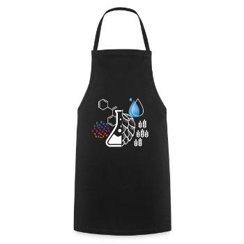 Bier Brauer Brauerei Hopfen Grillen Goasmaß - Kochschürze - Schwarz - Vorne - AI Model Male 185 dark (185cm)