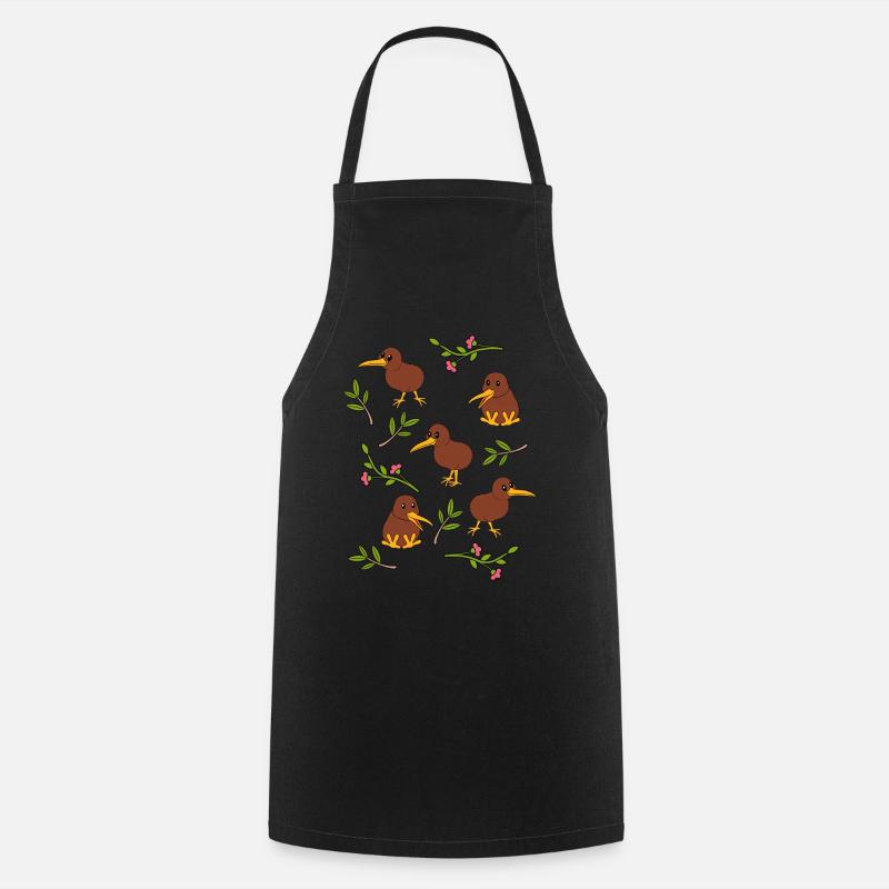 Nouvelle-Zélande - Tablier de cuisine - noir