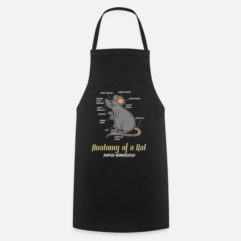rat - Cooking Apron - black