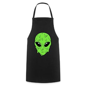 Alien - Kochschürze - Schwarz - Vorne - AI Model Male 185 dark (185cm)