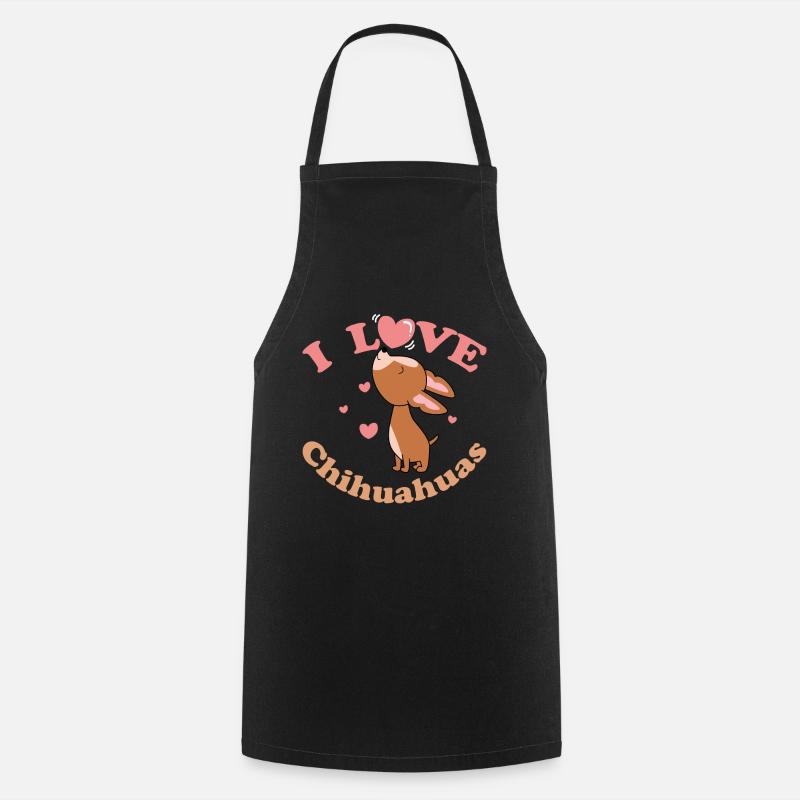 Chihuahua - Tablier de cuisine - noir