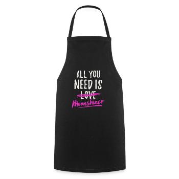 front 84371607426084591 - Cooking Apron - black - Front - AI Model Male 185 dark (185cm)