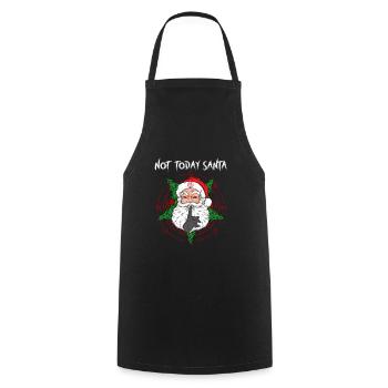 I Pentagramme du diable satanique - Tablier de cuisine - noir - Devant - AI Model Male 185 dark (185cm)