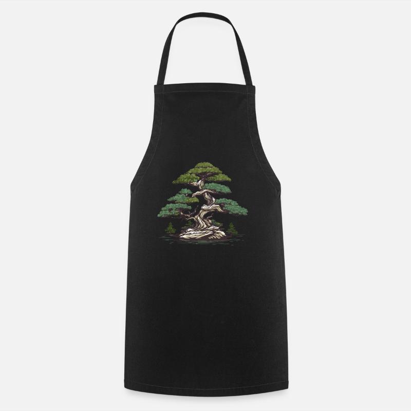 Bonsaï - Tablier de cuisine - noir