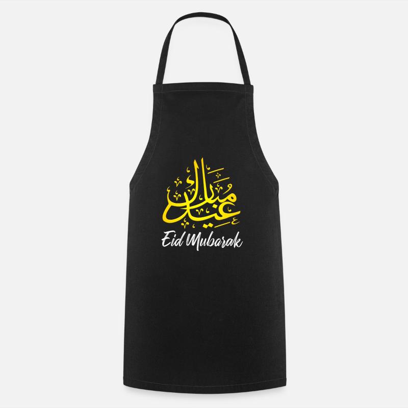 Eid Mubarak - Cooking Apron - black