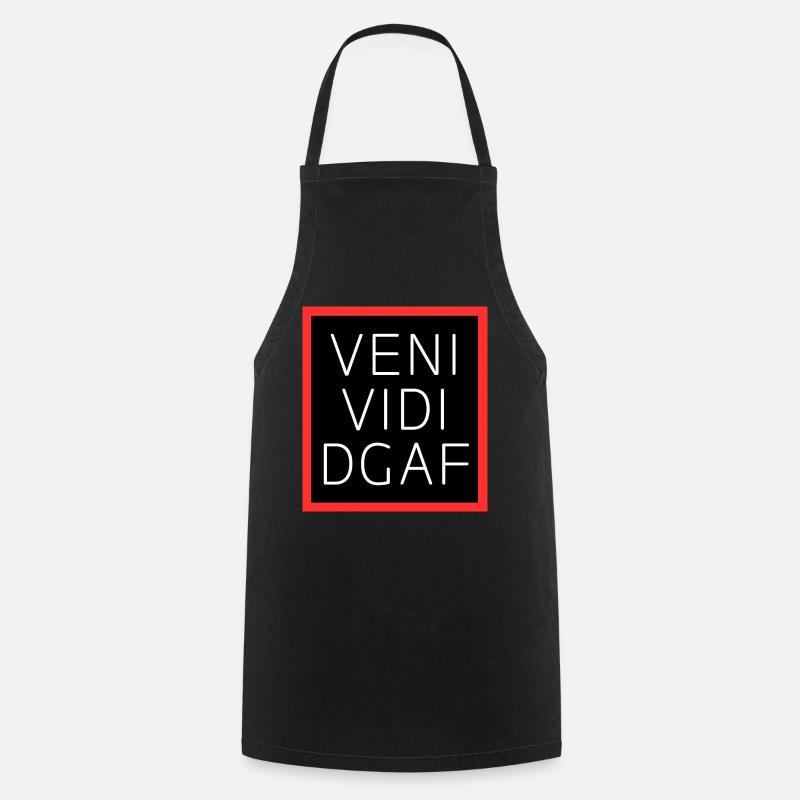 Veni Vidi Vici Dgaf - Cooking Apron - black