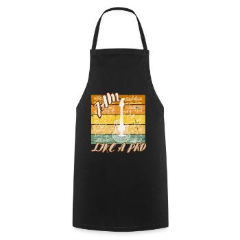 Jam like a Pro - Cooking Apron - black - Front - AI Model Male 185 dark (185cm)