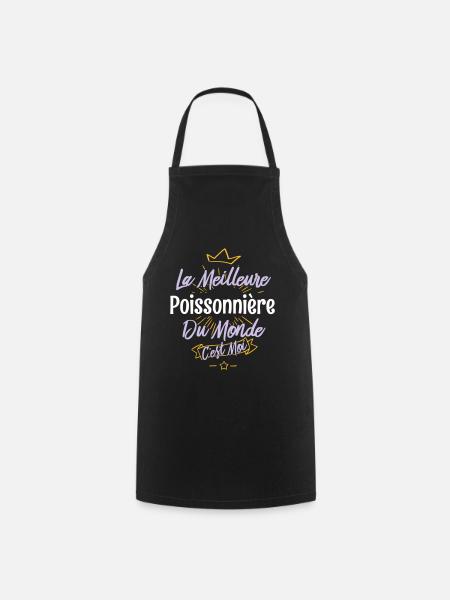La meilleure poissonnière du monde - Tablier de cuisine - noir