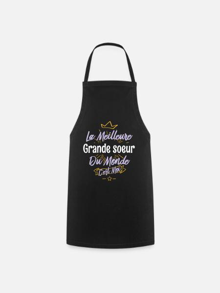 La meilleure grande-soeur du monde - Tablier de cuisine - noir