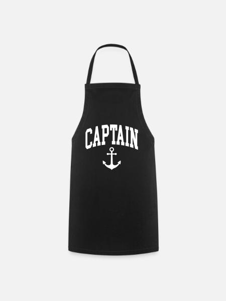 Captain - Kochschürze - Schwarz