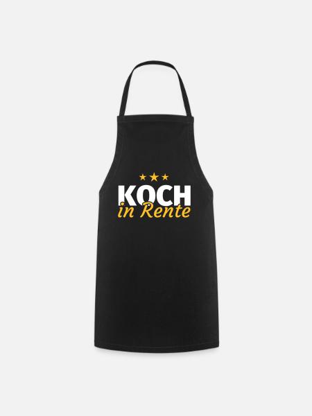 Koch Rente - Kochschürze - Schwarz