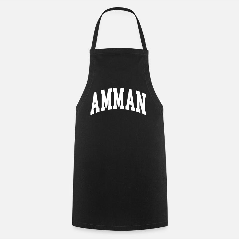 Amman - Tablier de cuisine - noir