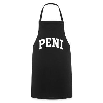 Penis - Cooking Apron - black - Front - AI Model Male 185 dark (185cm)