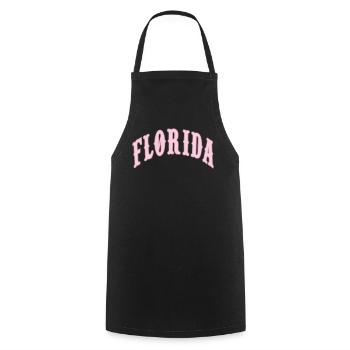 Florida - Cooking Apron - black - Front - AI Model Male 185 dark (185cm)