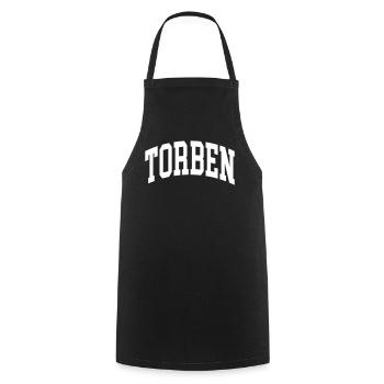 Torben - Kochschürze - Schwarz - Vorne - AI Model Male 185 dark (185cm)