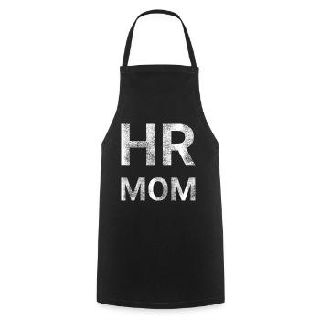 Human Resources HR Mom - Cooking Apron - black - Front - AI Model Male 185 dark (185cm)