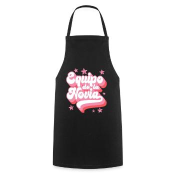 Equipo dela Novia Team Bride Wedding Bridesmaid - Cooking Apron - black - Front - AI Model Male 185 dark (185cm)