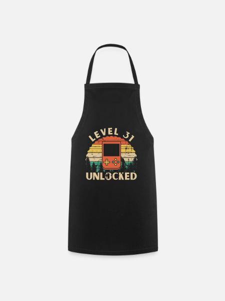 Level 31 Unlocked - Tablier de cuisine - noir
