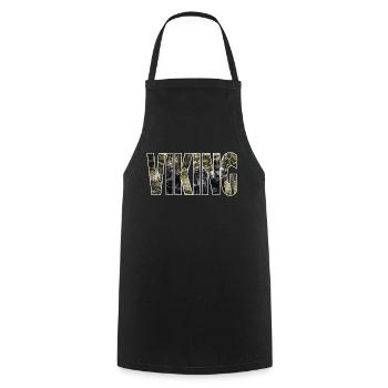 viking - Cooking Apron - black - Front - AI Model Male 185 dark (185cm)