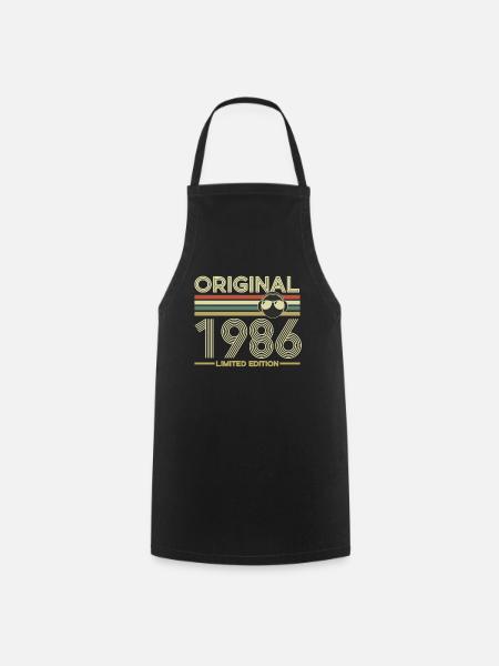 1986 - Kochschürze - Schwarz