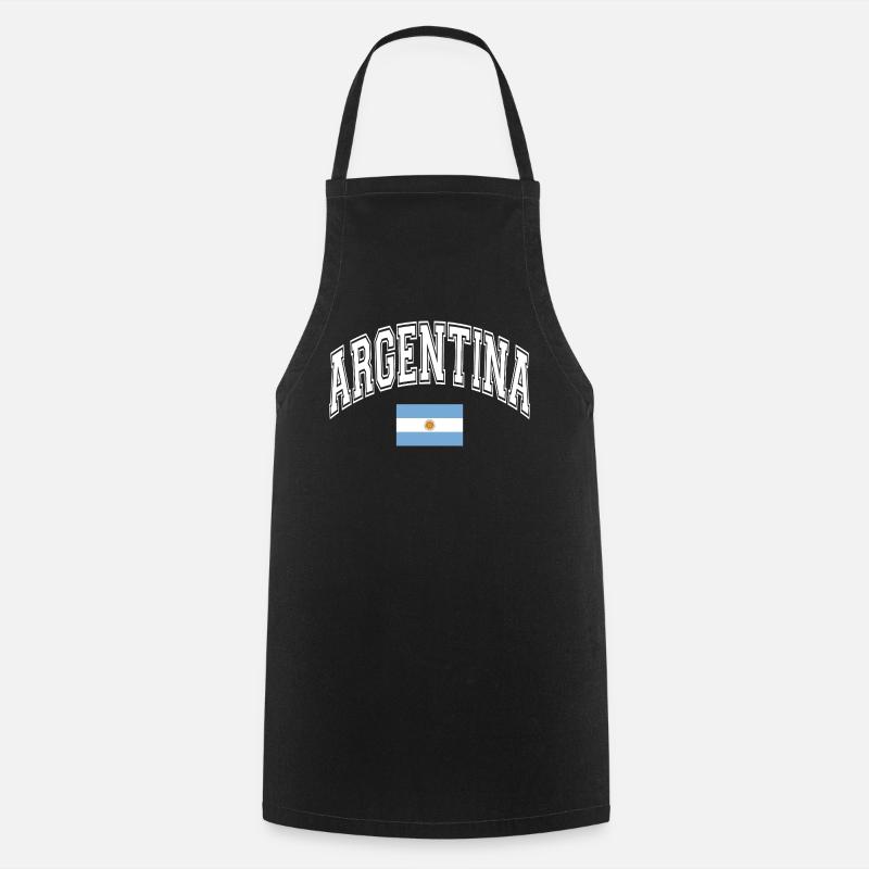 Argentinien Flagge - Kochschürze - Schwarz