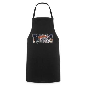 Tuning - Cooking Apron - black - Front - AI Model Male 185 dark (185cm)