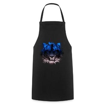 Estonie - Tablier de cuisine - noir - Devant - AI Model Male 185 dark (185cm)