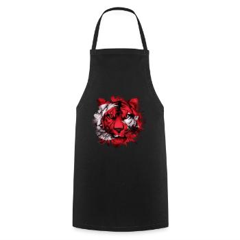 Ottoman Empire - Cooking Apron - black - Front - AI Model Male 185 dark (185cm)