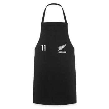 nouvelle-Zélande - Tablier de cuisine - noir - Devant - AI Model Male 185 dark (185cm)