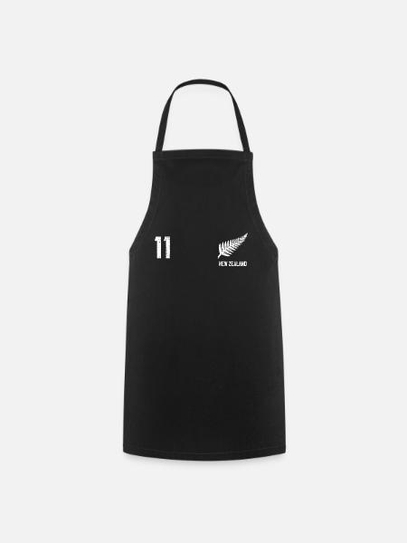 New Zealand - Cooking Apron - black