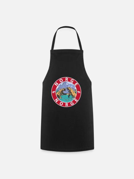 Norway - Cooking Apron - black