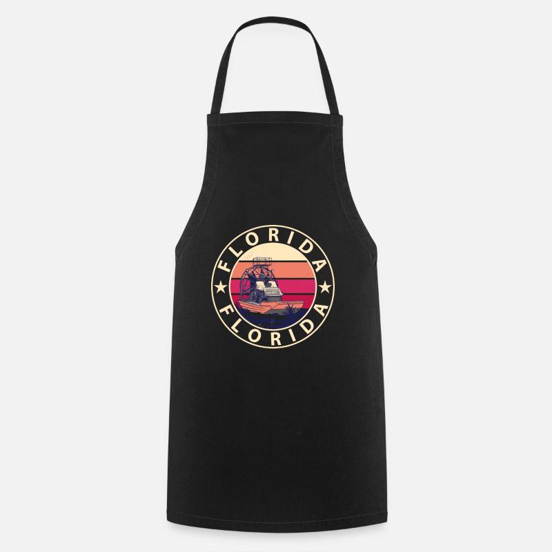 Florida Everglades - Cooking Apron - black
