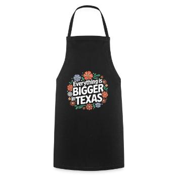 Texas State Texans Texas - Cooking Apron - black - Front - AI Model Male 185 dark (185cm)