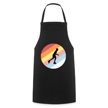 Inline skating - Cooking Apron - black - Front - AI Model Male 185 dark (185cm)