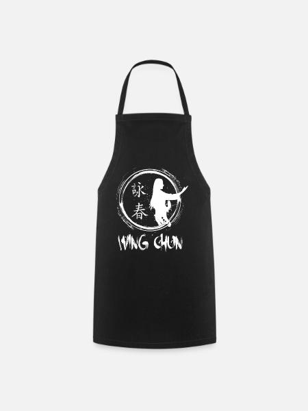 Wing chun Wingtsun - Kochschürze - Schwarz