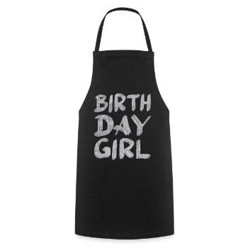 Birthday Girl - Kochschürze - Schwarz - Vorne - AI Model Male 185 dark (185cm)