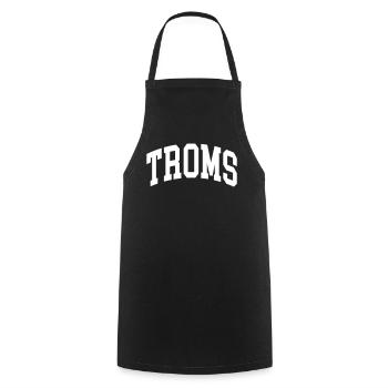 Troms - Kochschürze - Schwarz - Vorne - AI Model Male 185 dark (185cm)