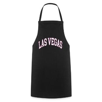 Las Vegas - Cooking Apron - black - Front - AI Model Male 185 dark (185cm)