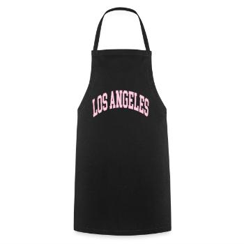 Los Angeles - Tablier de cuisine - noir - Devant - AI Model Male 185 dark (185cm)