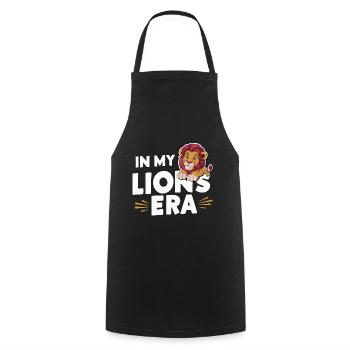 Lion Lion Animal Africa - Cooking Apron - black - Front - AI Model Male 185 dark (185cm)