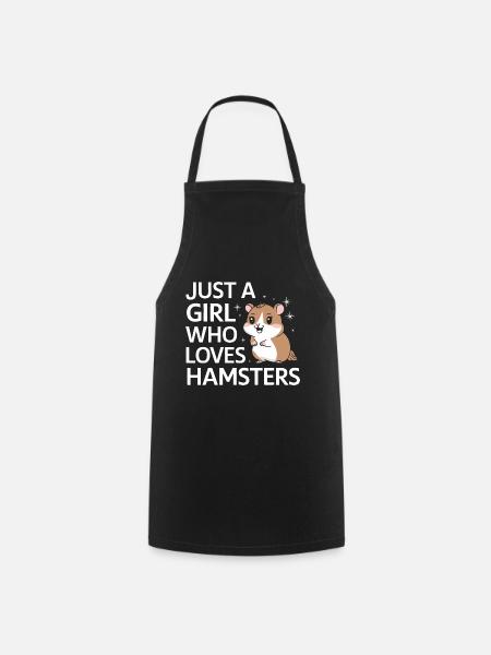Hamster - Kochschürze - Schwarz