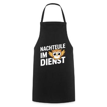 oiseau de nuit hibou hibou oiseau - Tablier de cuisine - noir - Devant - AI Model Male 185 dark (185cm)