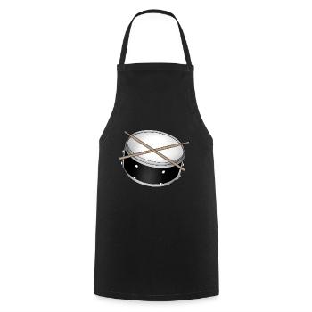 tambour - Tablier de cuisine - noir - Devant - AI Model Male 185 dark (185cm)