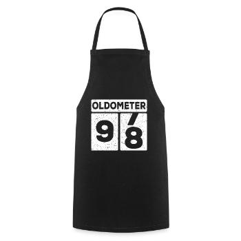 98th birthday 98 years funny 98 birthday - Cooking Apron - black - Front - AI Model Male 185 dark (185cm)
