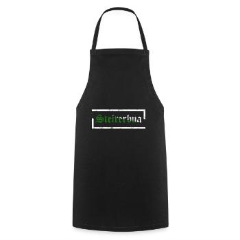 Steiermark Steirerbua Steirer Geschenkidee lustig - Kochschürze - Schwarz - Vorne - AI Model Male 185 dark (185cm)